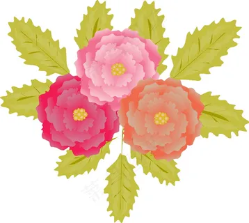 卡通牡丹花图片 卡通牡丹花图片