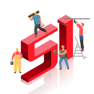 五一劳动节卡通人物插画五一艺术字PNG免抠图元素设计ps素材合集