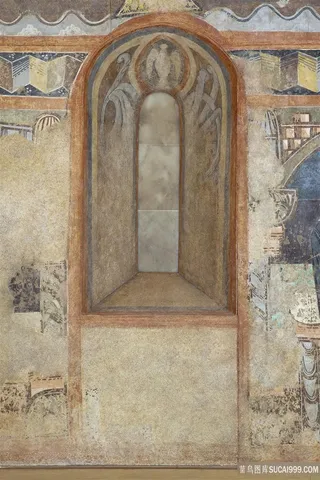 墙面窗户艺术油画装饰画