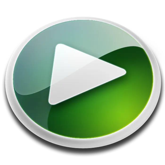 绿色播放键