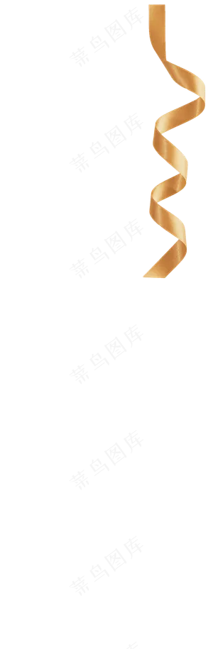 丝带金色丝绸圣诞