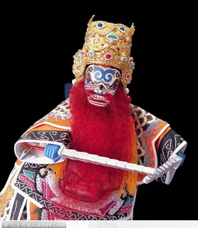 传统文化戏偶-天神杨戬