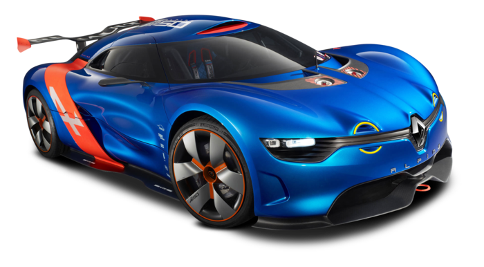 透明跑车素材小车汽车免扣素材PNG