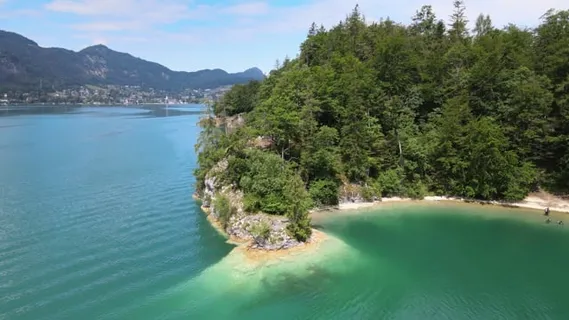湖, 岩石, 山, 夏天, 景观, 自然, 水, 高山