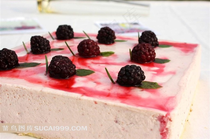 美味各式慕斯蛋糕摄影图片