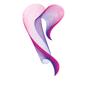 紫色波纹渐变线条科技电商免抠png