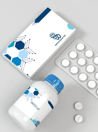 包装智能贴图样机VI效果PSD素材