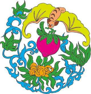 中国吉祥图免扣元素矢量图