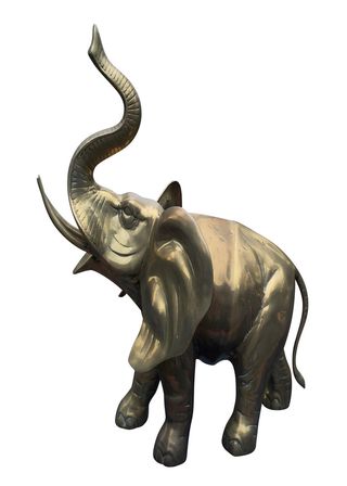 雕塑大象动物素材