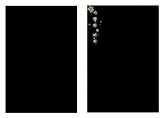 韩文左右照片排版相册影集