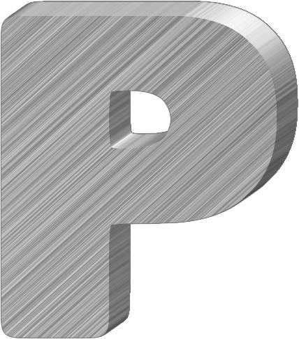 字母P PNG免抠(428x486)