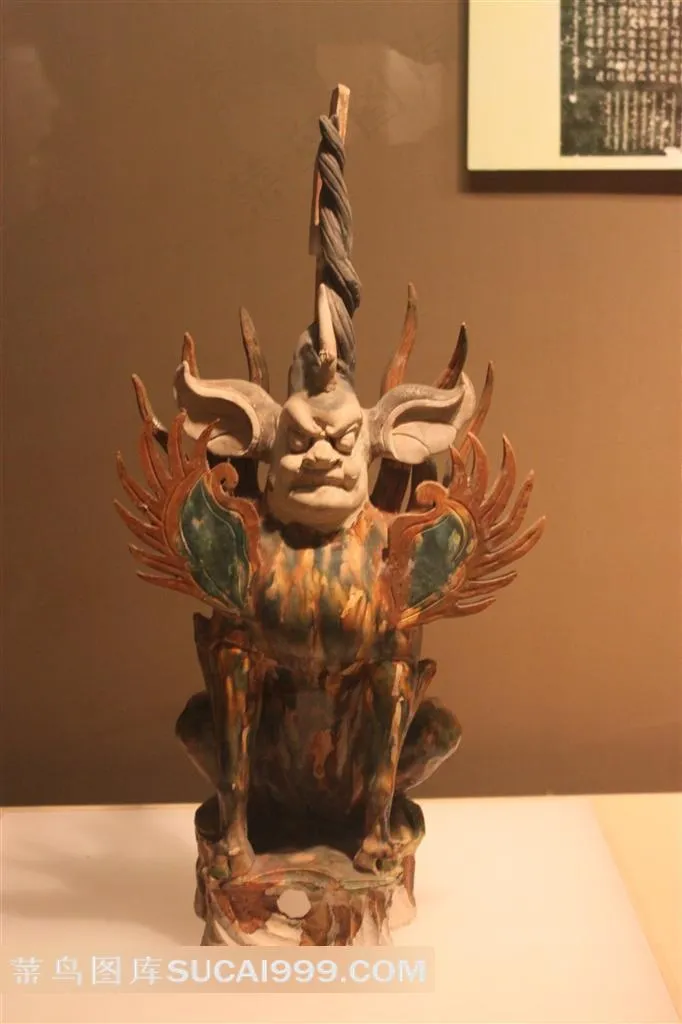 中国文物唐代三彩镇墓兽