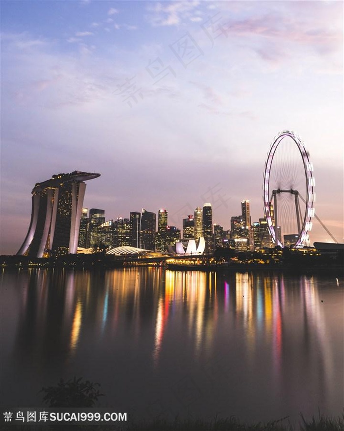 城市夜景图片