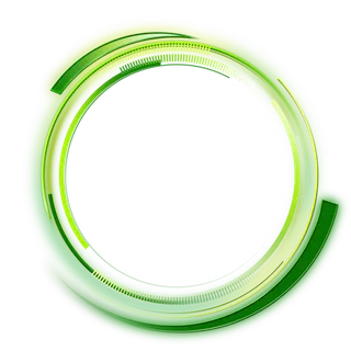 绿色互相线圈光圈科技kv主视觉