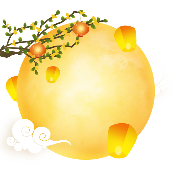 中秋节月亮背景