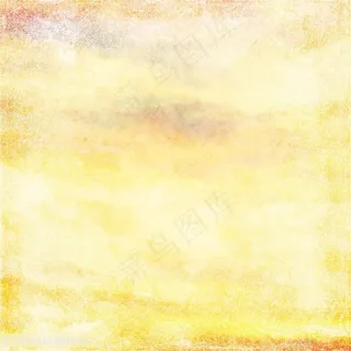 淡黄色天空水彩背景 淡黄色天空水彩背景