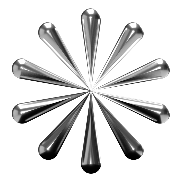 花瓣形酸性雪花形状免扣