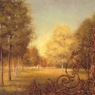 树林唯美风景画油画 树林唯美风景画油画
