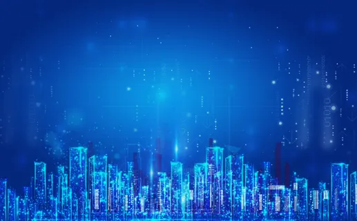 蓝色科技背景图