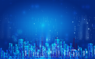 蓝色科技背景图