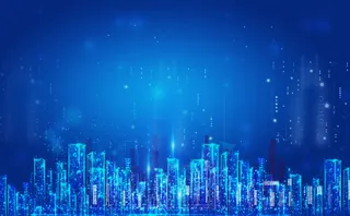 蓝色科技背景图