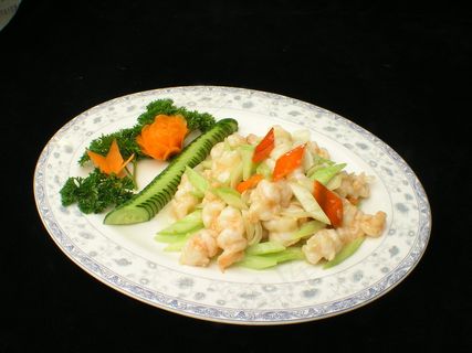 2576西芹百合炒虾仁
