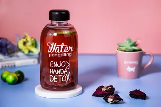 奶茶店水果茶饮品特饮高清图洛神花茶