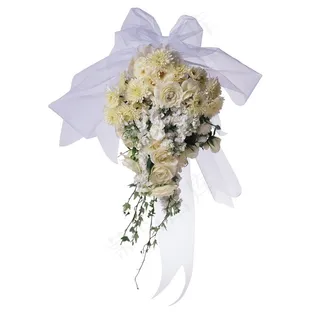 一簇白玫瑰花束 一簇白玫瑰花束
