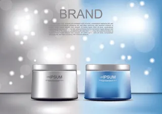 设计化妆品样品素材