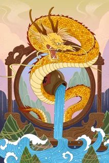 国潮风中国传统节日端午节赛龙舟粽子场景插画海报PSD设计素材 国潮风中国传统节日端午节赛龙舟粽子场景插画海报PSD设计素材