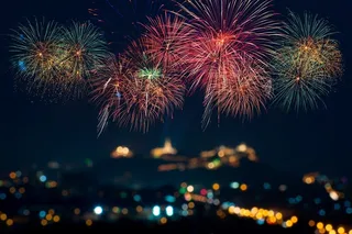 美丽的烟花焰火