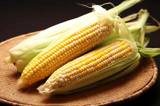 刨开的玉米摄影图