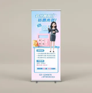 易拉宝展架设计