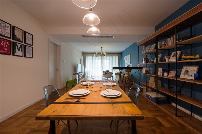 餐厅客厅一体式