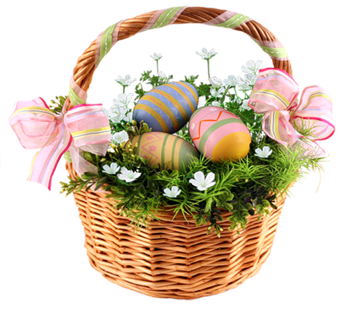 免扣元素竹篮,篮子,彩蛋,复活节,花篮