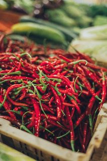 新鲜的红辣椒图片