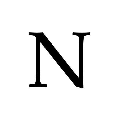 字母N PNG免抠(2000x2000)