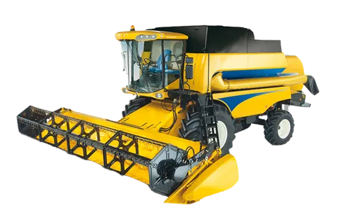 现代农业黄色拖拉机