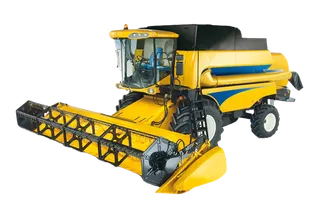 现代农业黄色拖拉机