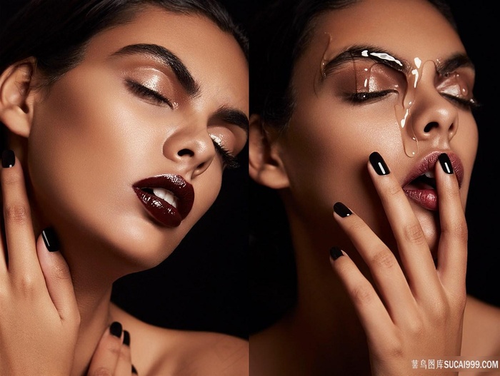 化妆品模特美容图片