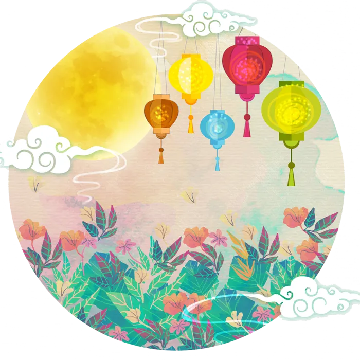 圆月中秋节