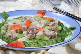 西芹百合炒牛蛙58元