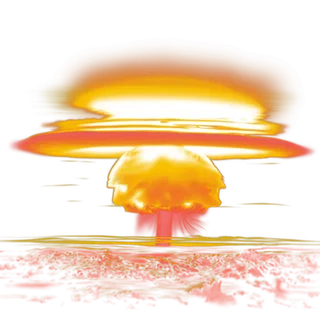 爆炸效果光芒卡通