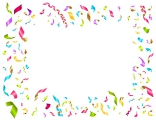 五彩纸屑 PNG免抠