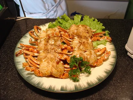 粤菜1589辣炒螃蟹 35元 粤菜1589辣炒螃蟹 35元