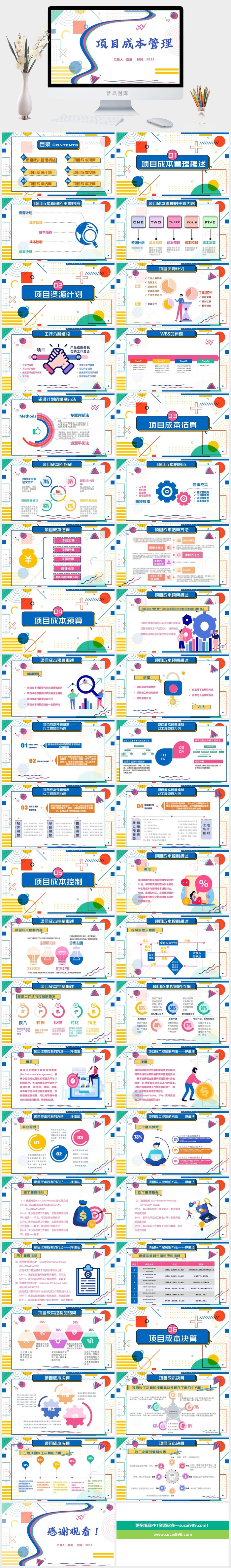 企业运营成本管理消减PPT模板