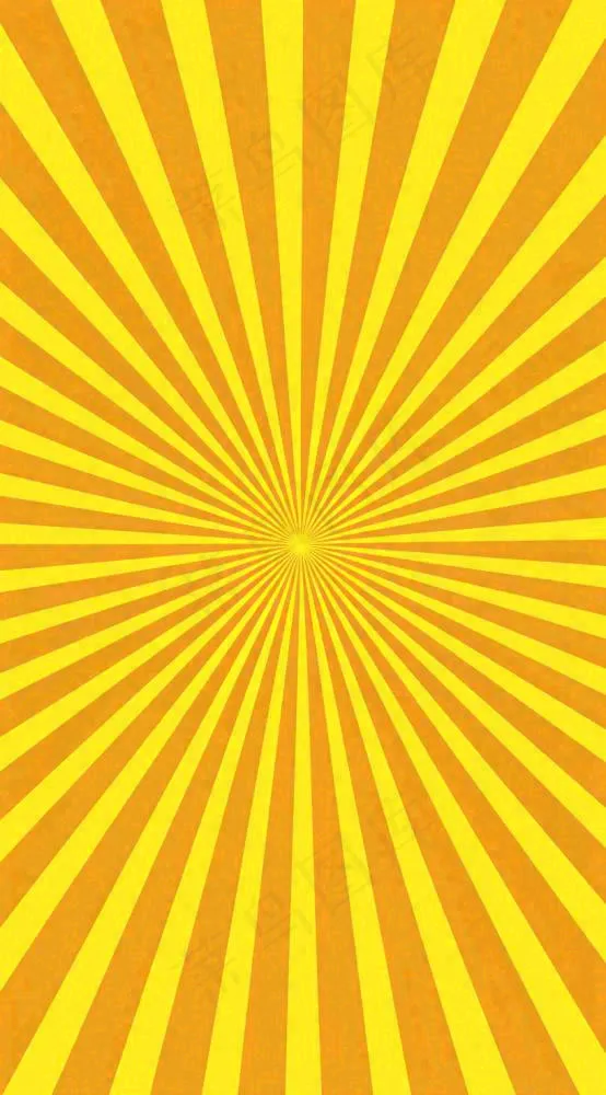 黄色渐变旋转放射背景(816x1472)