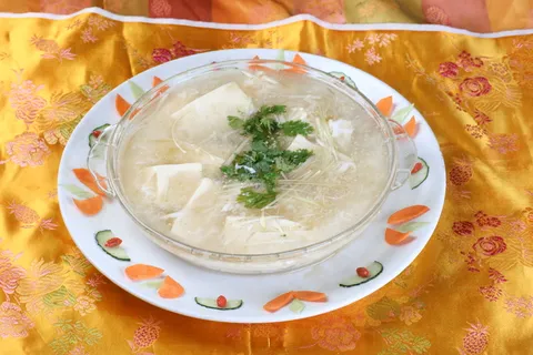 醋浇白玉豆腐6元1