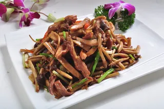 茶树菇爆肚尖  36元份