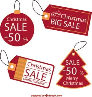 免抠促销打折标签